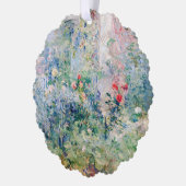 Berthe Morisot - Der Garten von Bougival Ornament Karte (Links)