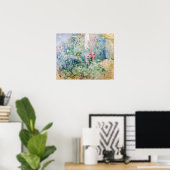 Berthe Morisot - Der Garten von Bougival Poster (Heimbüro)