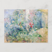Berthe Morisot - Der Garten von Bougival Postkarte (Vorderseite)