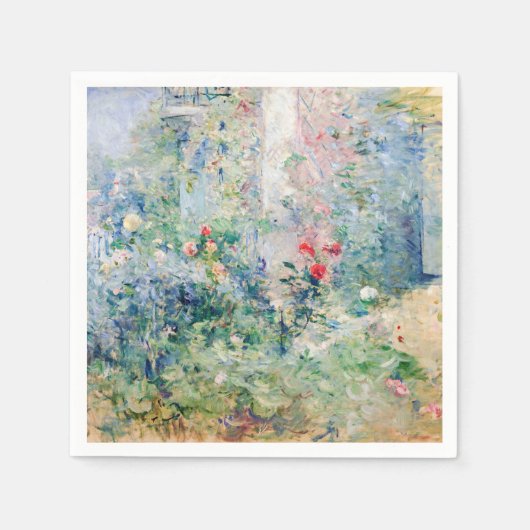 Berthe Morisot - Der Garten von Bougival Serviette (Vorderseite)