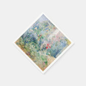 Berthe Morisot - Der Garten von Bougival Serviette (Ecke)