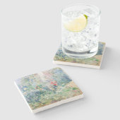 Berthe Morisot - Der Garten von Bougival Steinuntersetzer (Seitenansicht)