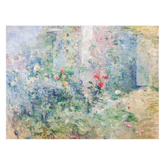 Berthe Morisot - Der Garten von Bougival Tischdecke (Vorderseite (Horizontal))