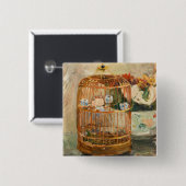 Berthe Morisot - Der Käfig Button (Vorne & Hinten)