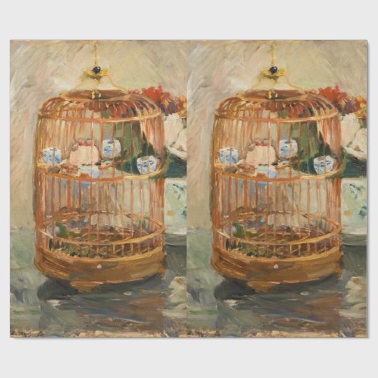 Berthe Morisot - Der Käfig Geschenkpapier (Flach)