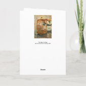 Berthe Morisot - Der Käfig Karte (Rückseite)