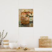 Berthe Morisot - Der Käfig Poster (Küche)