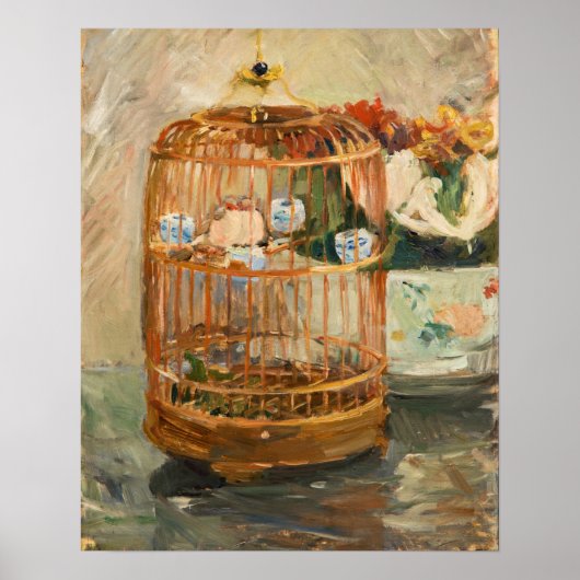 Berthe Morisot - Der Käfig Poster (Vorne)