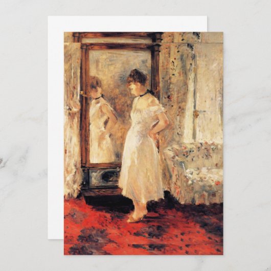 Berthe Morisot - Der Spiegel der Psyche Einladung (Vorne/Hinten)