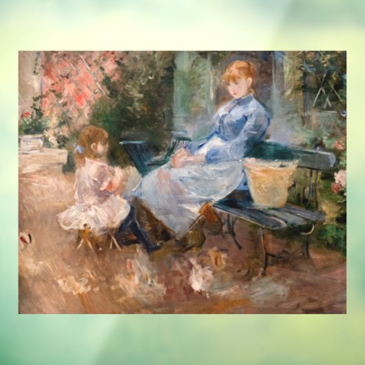 Berthe Morisot - Die Fabel Fensteraufkleber (Blatt 3)