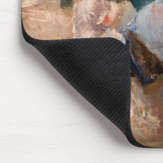 Berthe Morisot - Die Fabel Mousepad (Ecke)