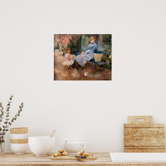 Berthe Morisot - Die Fabel Poster (Küche)