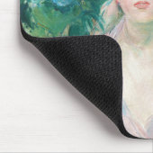 Berthe Morisot - Die Horstensia / Die beiden Schwe Mousepad (Ecke)