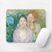 Berthe Morisot - Die Horstensia / Die beiden Schwe Mousepad (Mit Mouse)