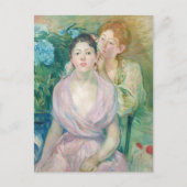 Berthe Morisot - Die Horstensia / Die beiden Schwe Postkarte (Vorderseite)