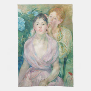 Berthe Morisot - Die Hortensie / Die zwei Schweste Geschirrtuch