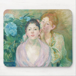 Berthe Morisot - Die Hortensie / Die zwei Schweste Mousepad