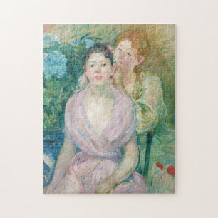 Berthe Morisot - Die Hortensie / Die zwei Schweste Puzzle