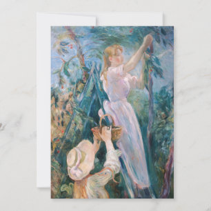 Berthe Morisot - Die Kirschpflückerin Einladung