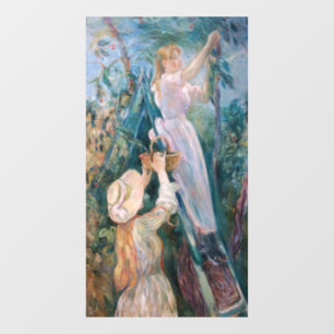 Berthe Morisot - Die Kirschpflückerin Fensteraufkleber