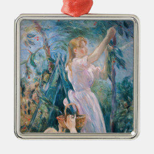 Berthe Morisot - Die Kirschpflückerin Ornament Aus Metall