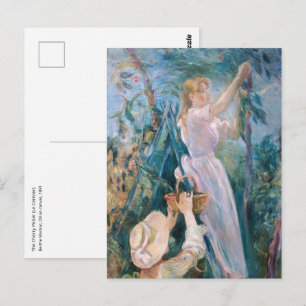 Berthe Morisot - Die Kirschpflückerin Postkarte