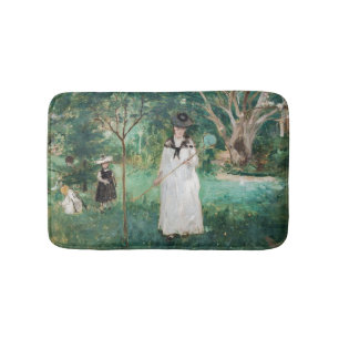Berthe Morisot - Die Schmetterlingsjagd Badematte