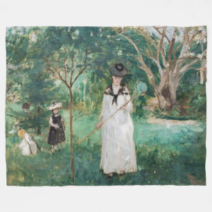 Berthe Morisot - Die Schmetterlingsjagd Fleecedecke
