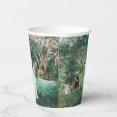 Berthe Morisot - Die Schmetterlingsjagd Pappbecher (Rechts)