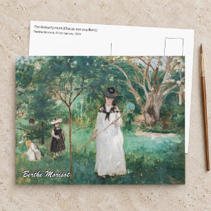 Berthe Morisot - Die Schmetterlingsjagd Postkarte