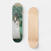 Berthe Morisot - Die Schmetterlingsjagd Skateboard (Vorderseite)