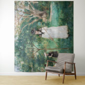 Berthe Morisot - Die Schmetterlingsjagd Wandteppich (Beispiel)