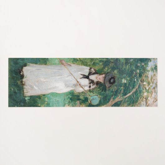 Berthe Morisot - Die Schmetterlingsjagd Yogamatte (Rückseite (Horizontal))