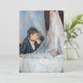 Berthe Morisot - Die Wiege Einladung (Stehend Vorderseite)