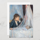 Berthe Morisot - Die Wiege Einladung (Vorne/Hinten)