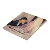 Berthe Morisot, die Wiege, Fliese (Seite)