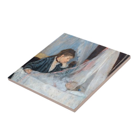 Berthe Morisot - Die Wiege Fliese (Seite)