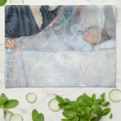 Berthe Morisot - Die Wiege Geschirrtuch (Gefaltet)