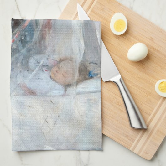 Berthe Morisot - Die Wiege Geschirrtuch (Viertel Falte)