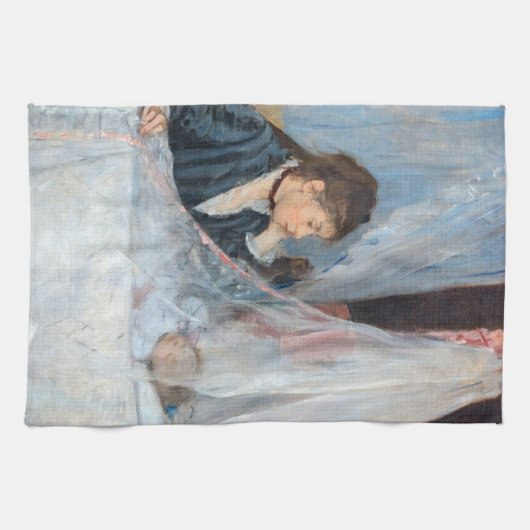 Berthe Morisot - Die Wiege Geschirrtuch (Horizontal)