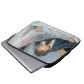 Berthe Morisot - Die Wiege Laptopschutzhülle (Vorne Knopf)