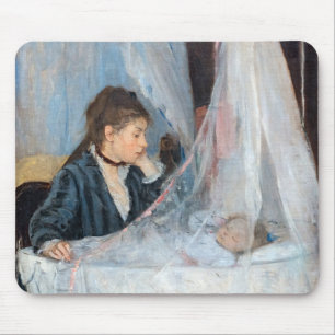 Berthe Morisot - Die Wiege / Le Berceau Mousepad