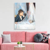 Berthe Morisot - Die Wiege Leinwanddruck (Insitu (Wohnzimmer))