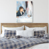 Berthe Morisot - Die Wiege Leinwanddruck (Insitu (Schlafzimmer))