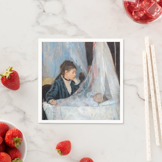 Berthe Morisot - Die Wiege Serviette (Beispiel)