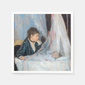 Berthe Morisot - Die Wiege Serviette (Vorderseite)