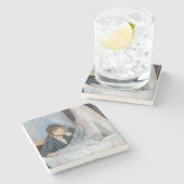 Berthe Morisot - Die Wiege Steinuntersetzer (Seitenansicht)