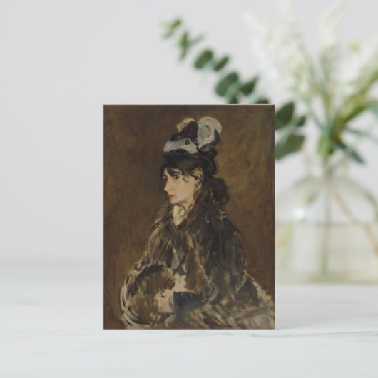 Berthe Morisot - Edouard Manet, Ölgemälde Postkarte (Stehend Vorderseite)