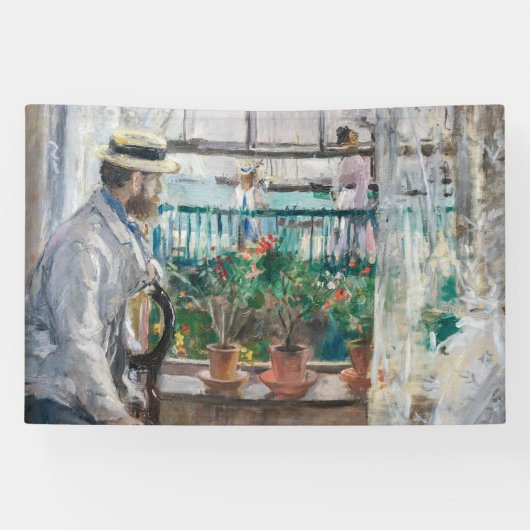 Berthe Morisot - Eugene Manet auf der Isle of Wigh Banner (Horizontal)