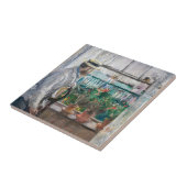 Berthe Morisot - Eugene Manet auf der Isle of Wigh Fliese (Seite)